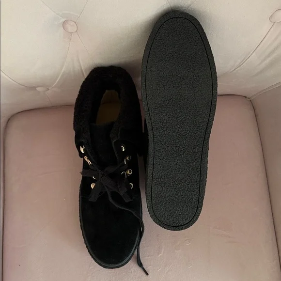 New Tayce Talbots Leather Boots Black Size 10 - Picture 3 of 3